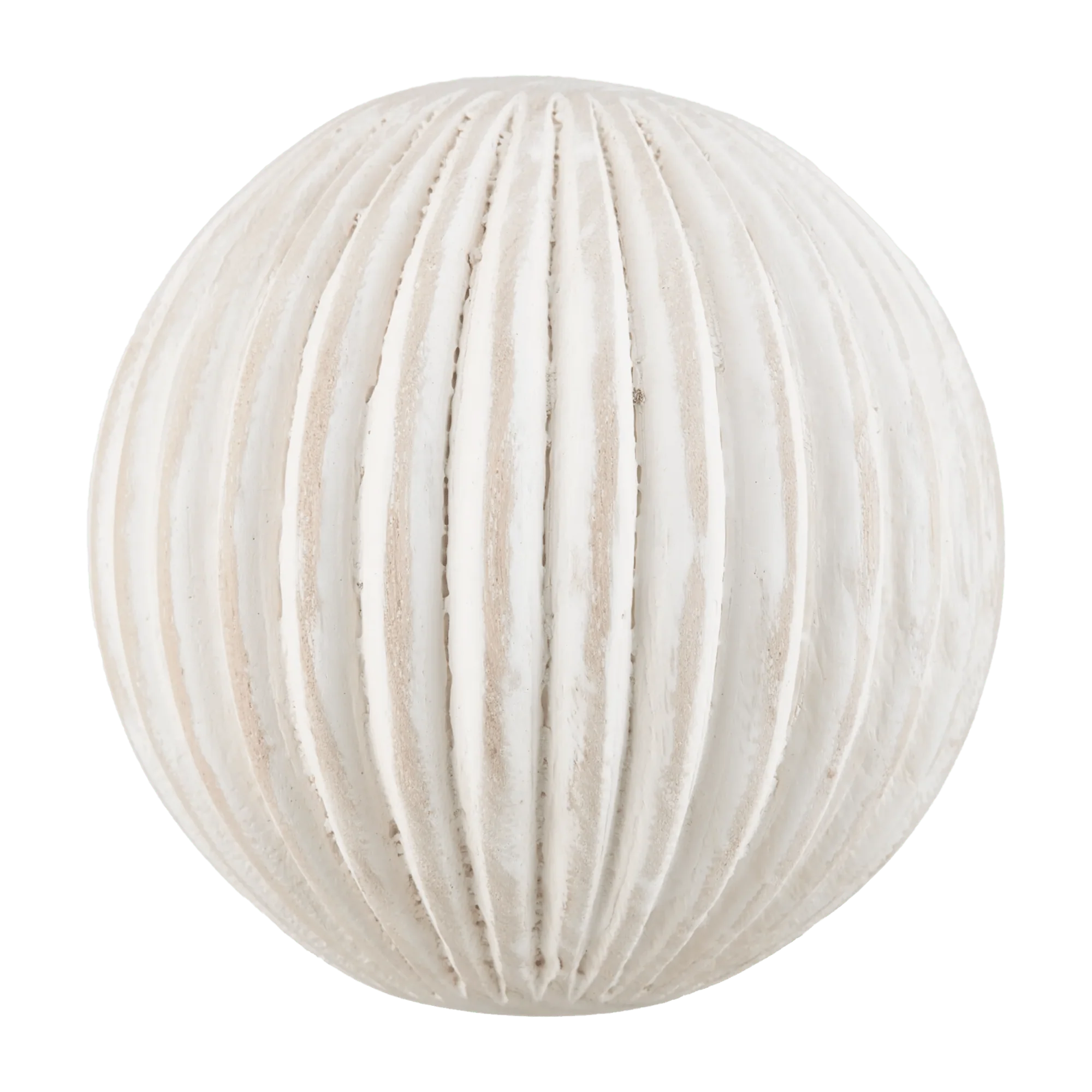 White Wood Deco Ball