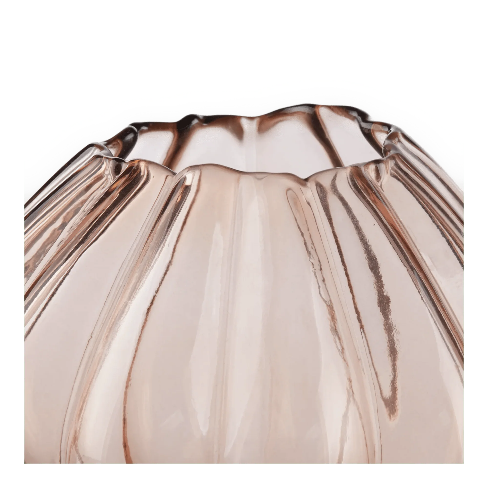 Wide Ribbed Vase - Image 2