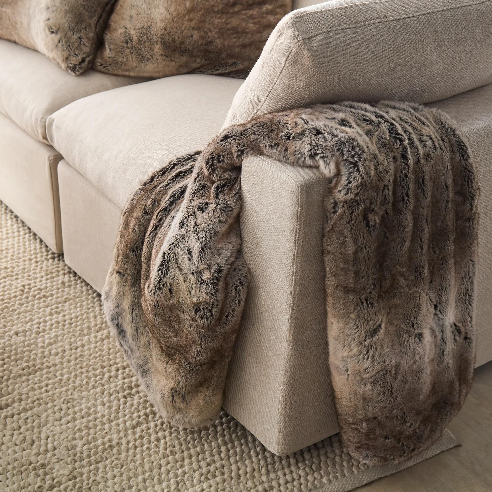 Wolf Faux Fur Throw - Image 6