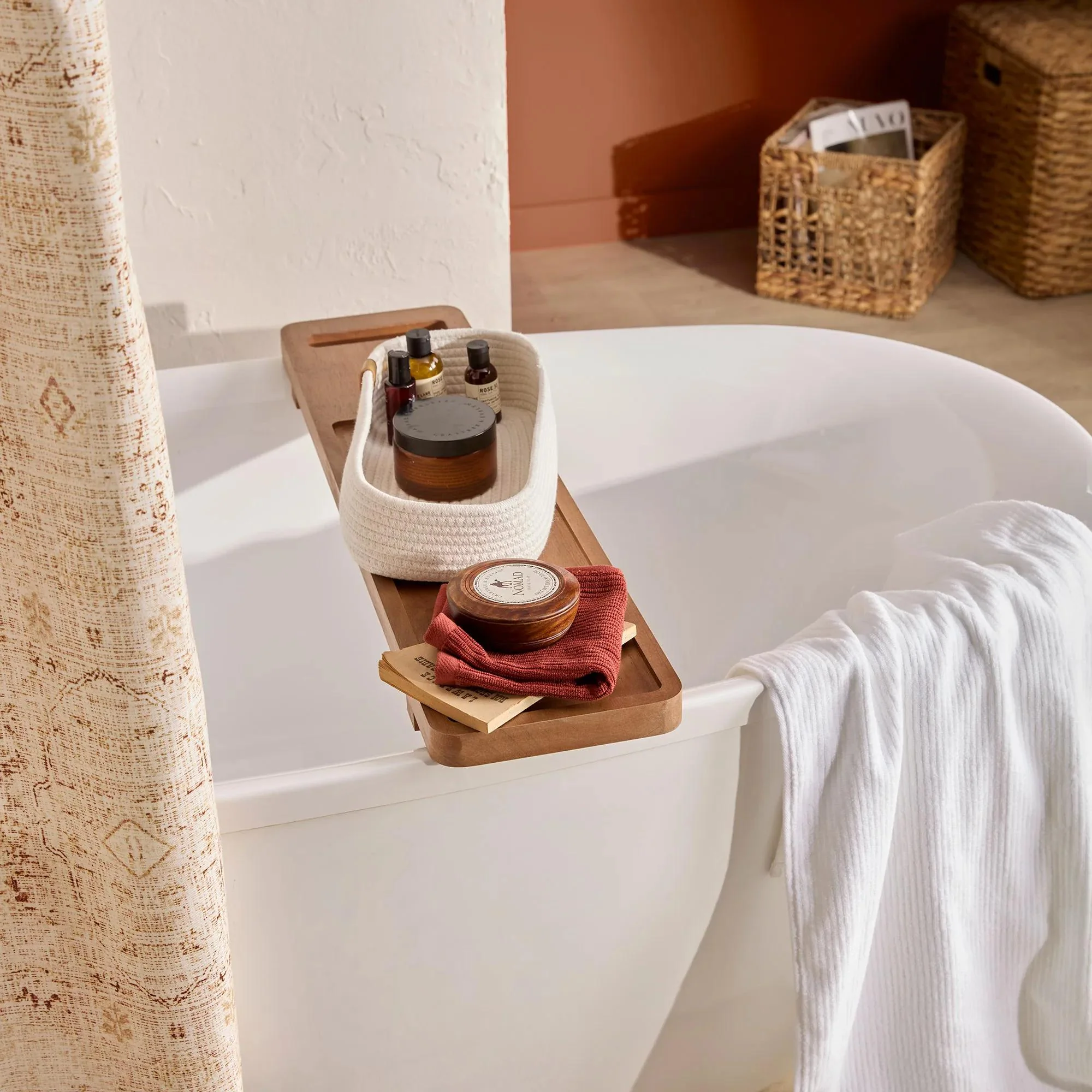 Wood Bath Caddy - Image 2