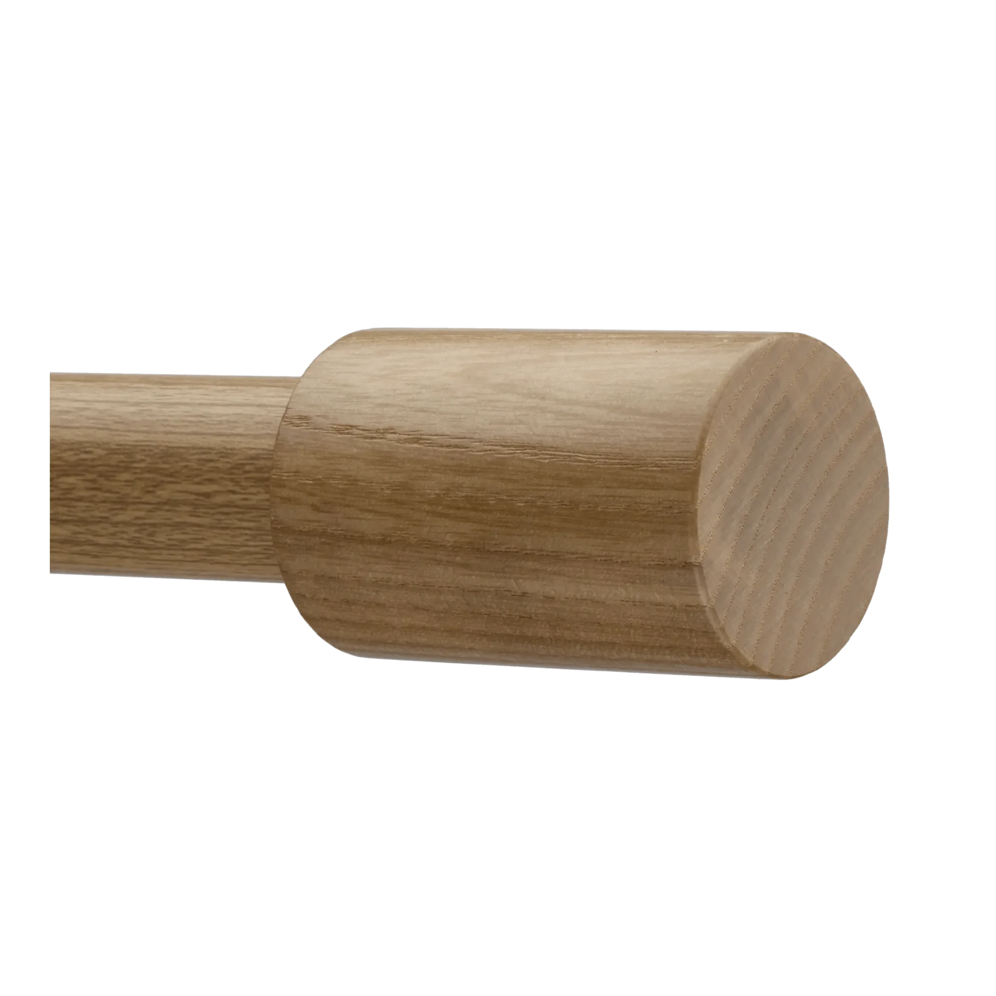 Wood-Effect Cylindrical Decorative Pole - Image 2