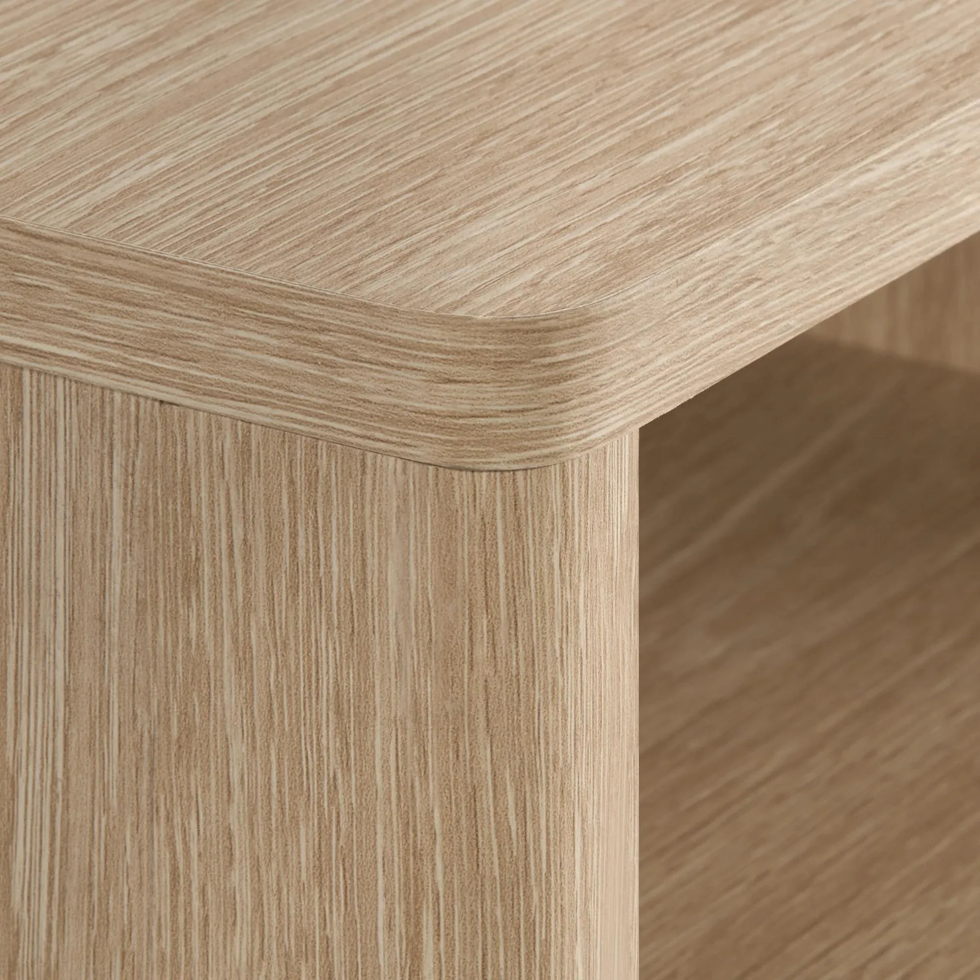 Wood Nightstand with Drawer - Image 4
