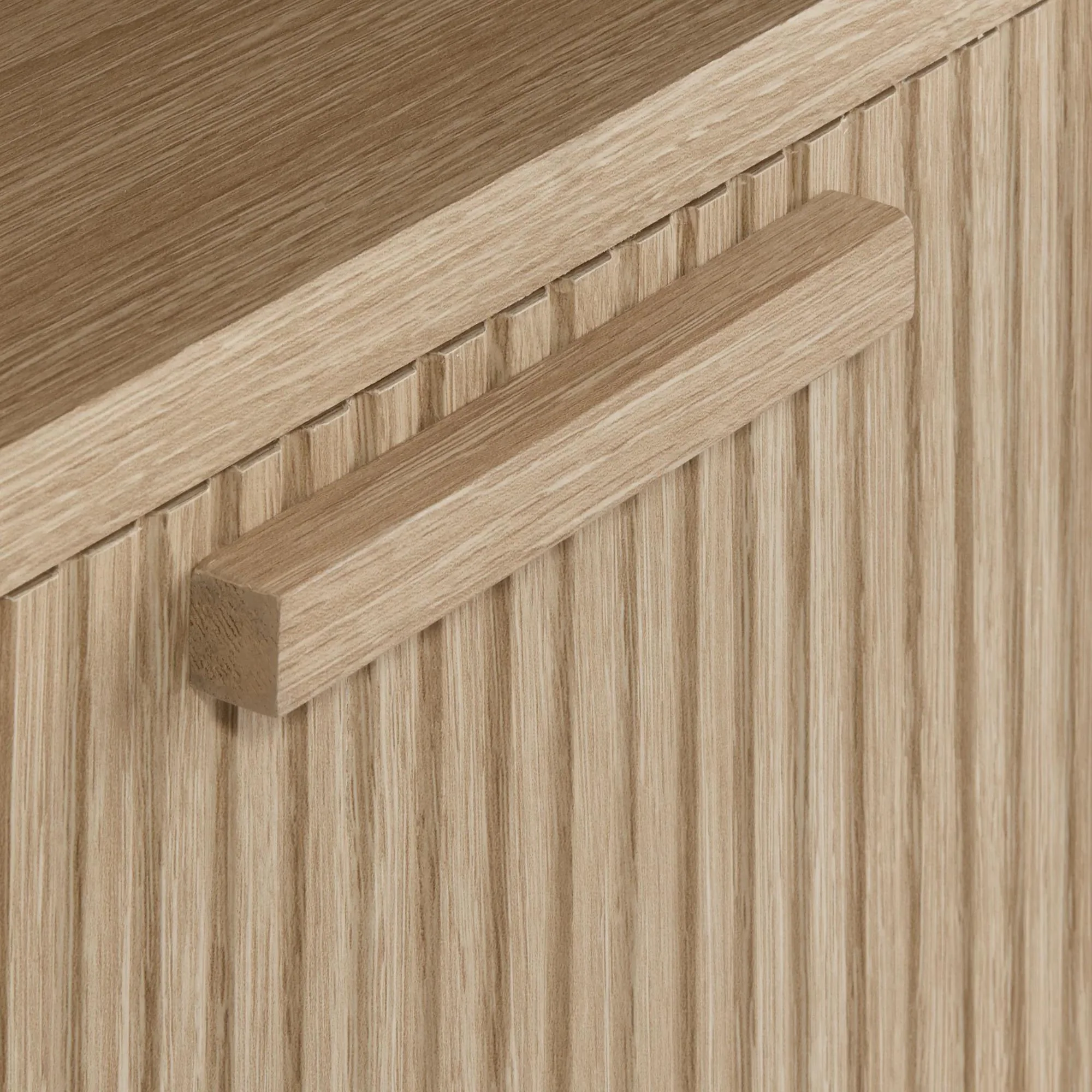 Wood Nightstand with Drawer - Image 5