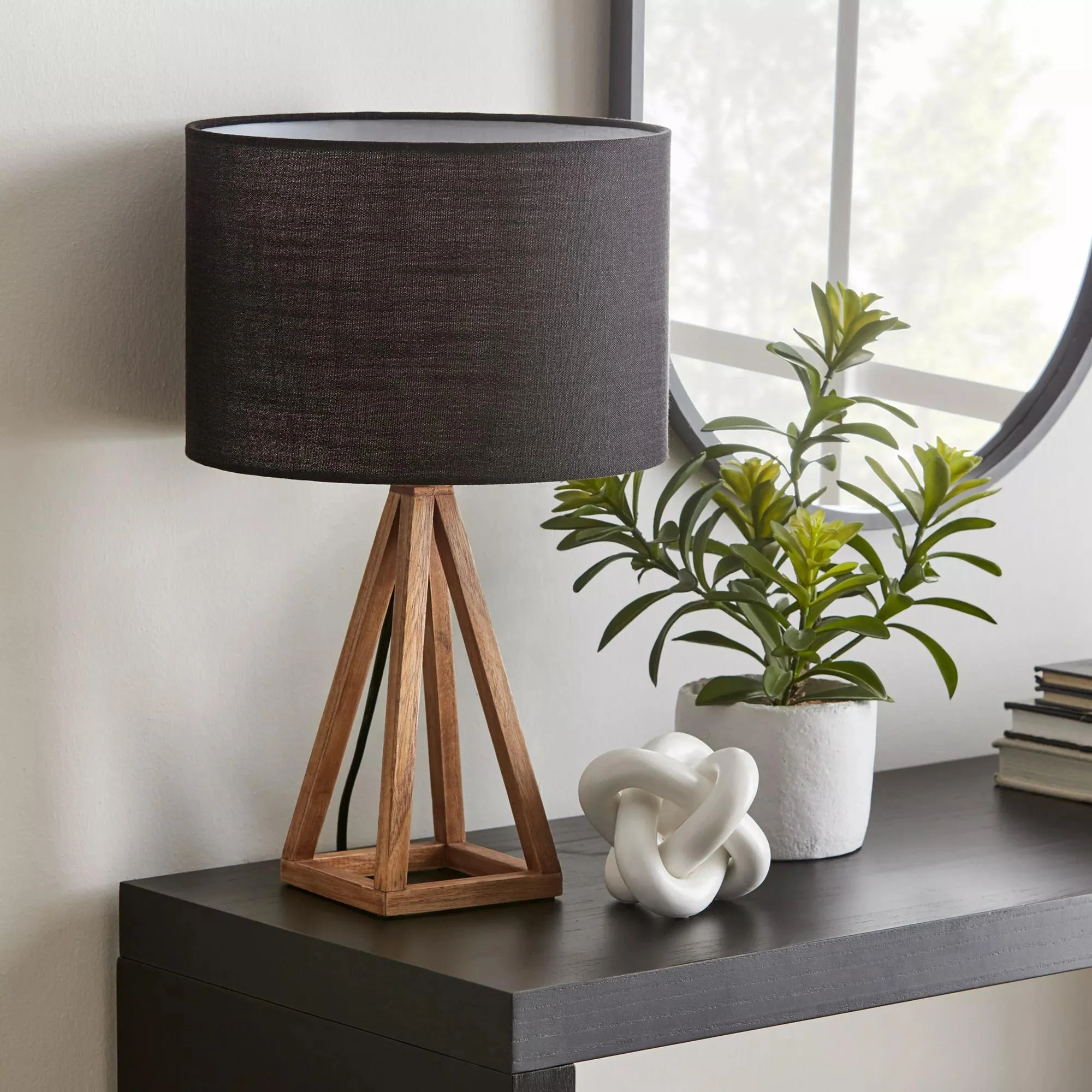 Wood Prism Lamp Base - Image 2