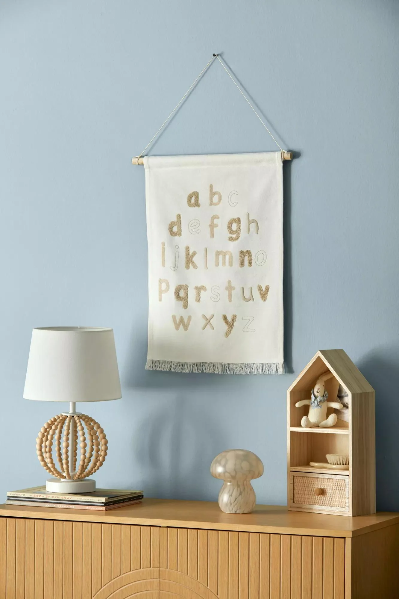 Wooden Bead Base Table Lamp - Image 8