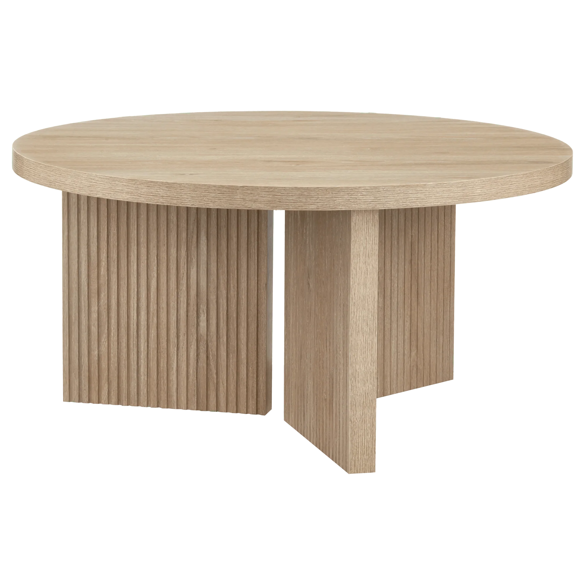 Wooden Round Coffee Table - Image 5