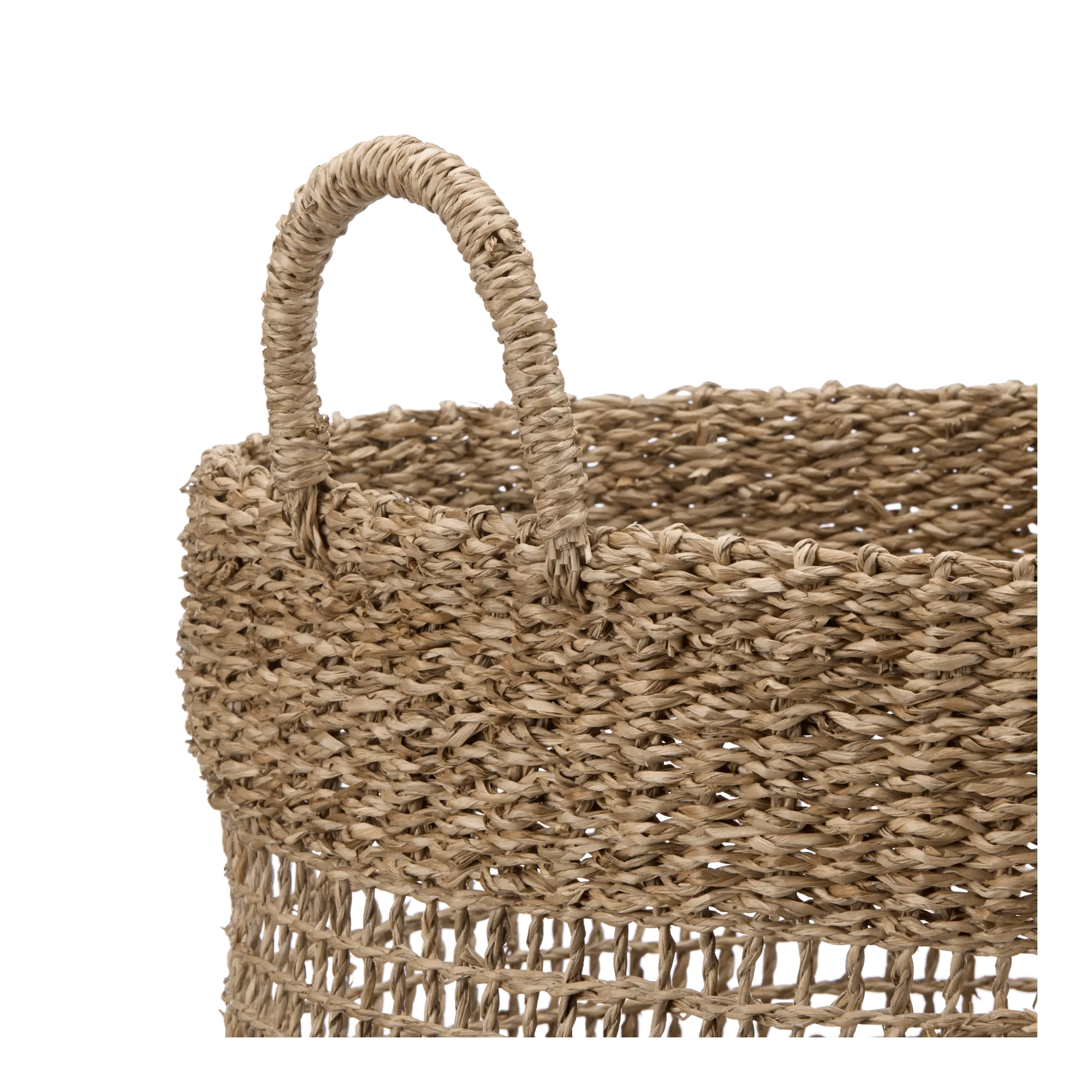 Woven Storage Basket with Handles - Image 5