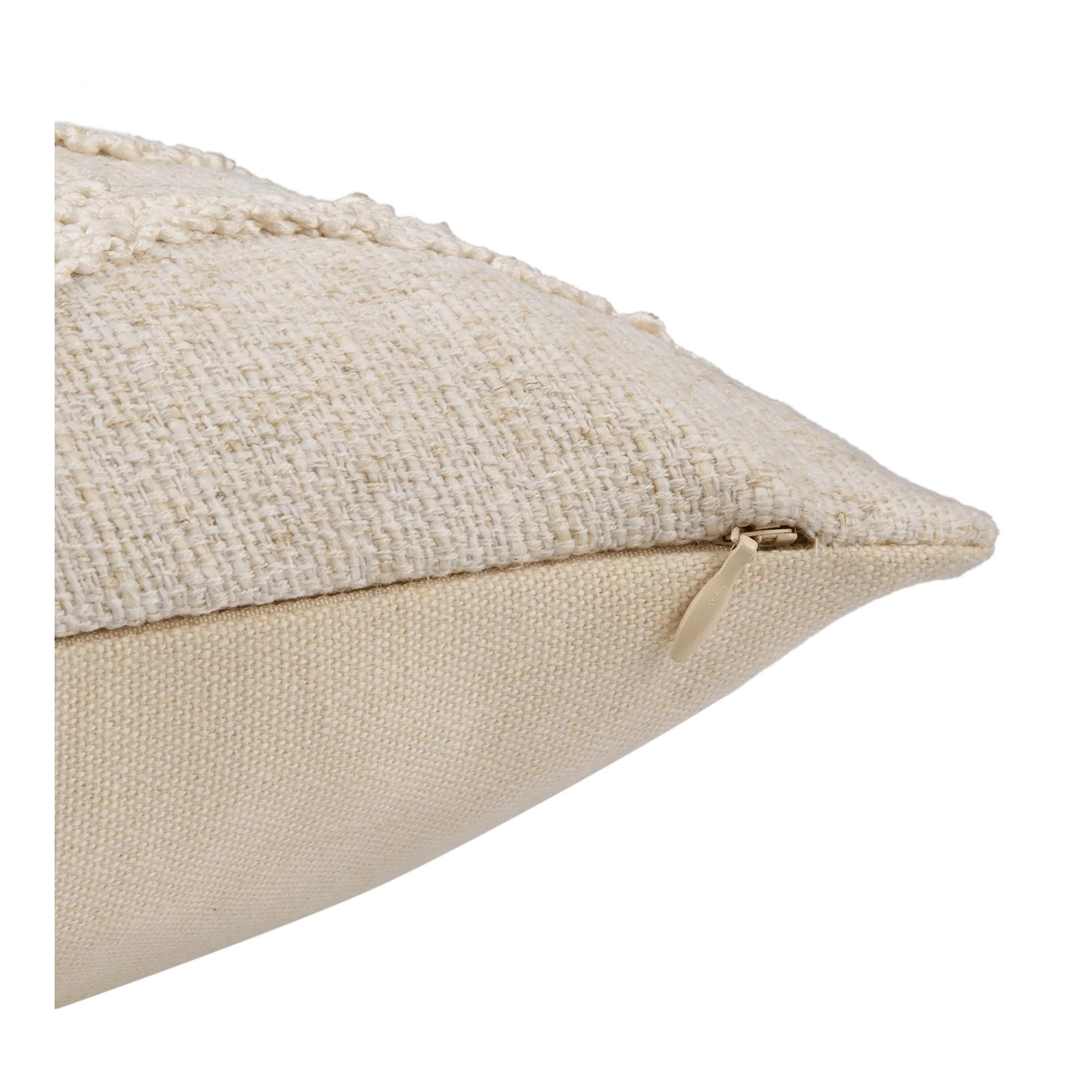 Beige Yara Lumbar Decorative Pillow - Image 5